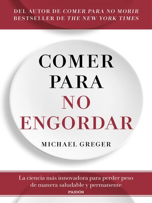 cover image of Comer para no engordar